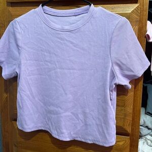 Purple Crop Top